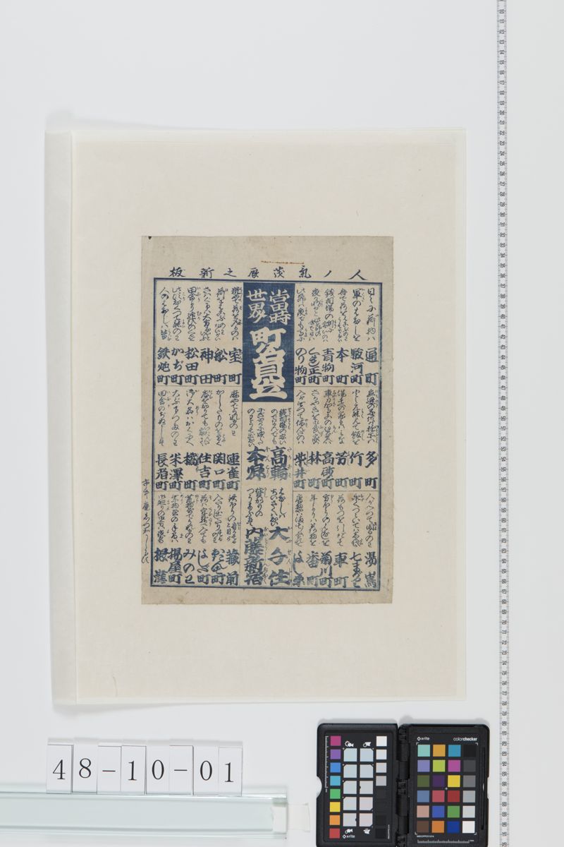 当時世界町名見立[27冊-21] - ページ 1