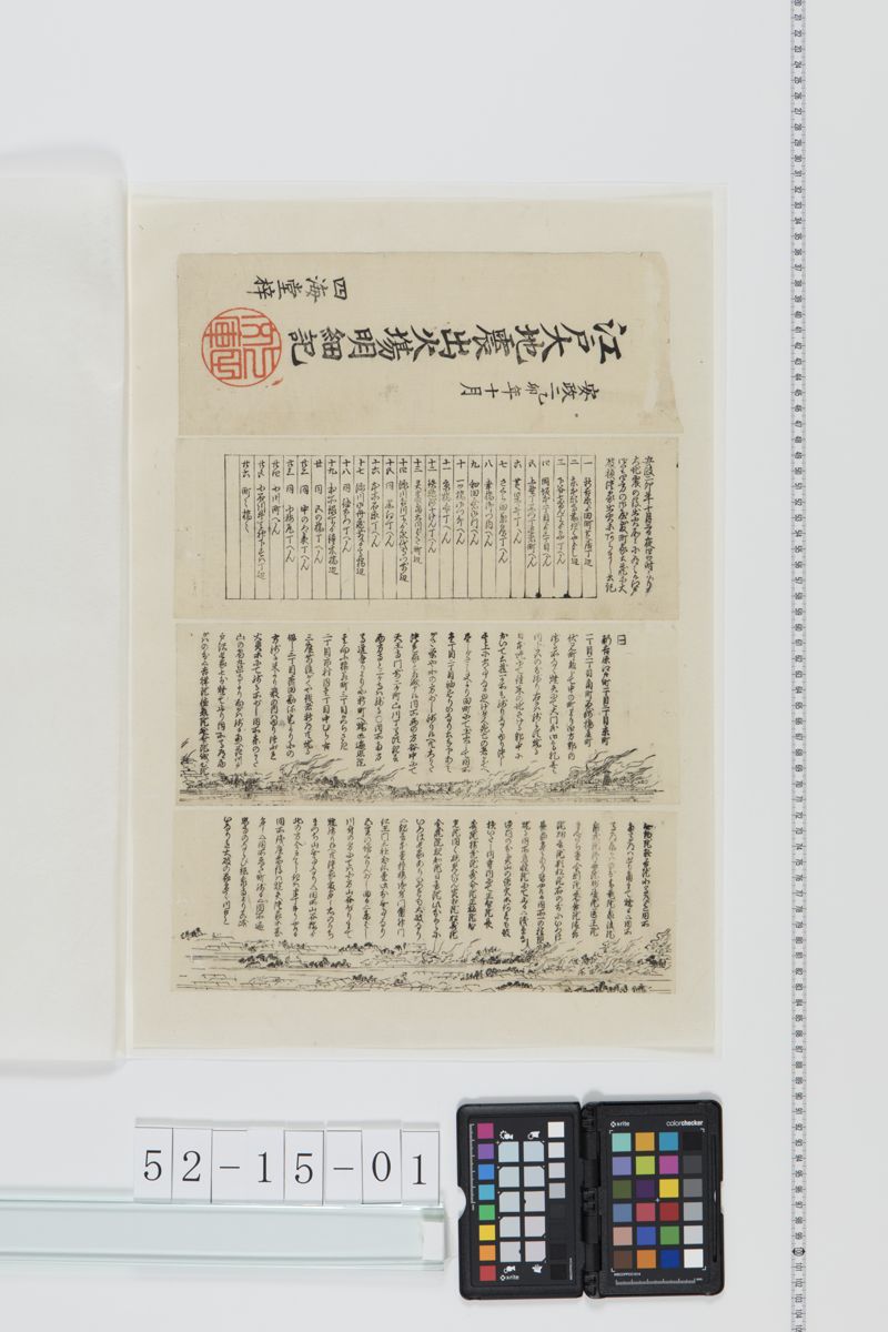 江戸大地震並出火場所明細記[27冊-07] - ページ 1