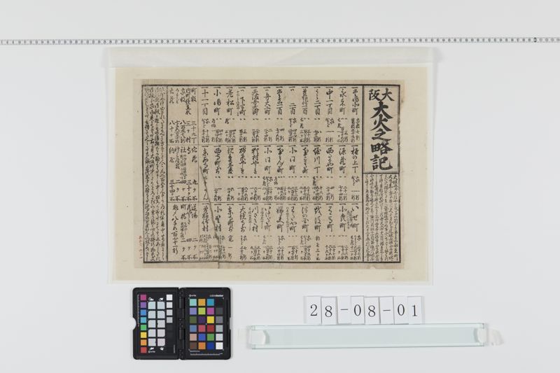 大阪大火之略記(天保５年)[27冊-05] - ページ 1